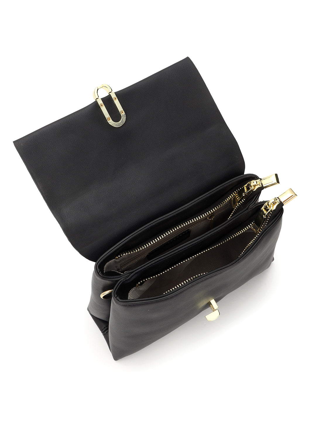 Leather Black Sling Bag