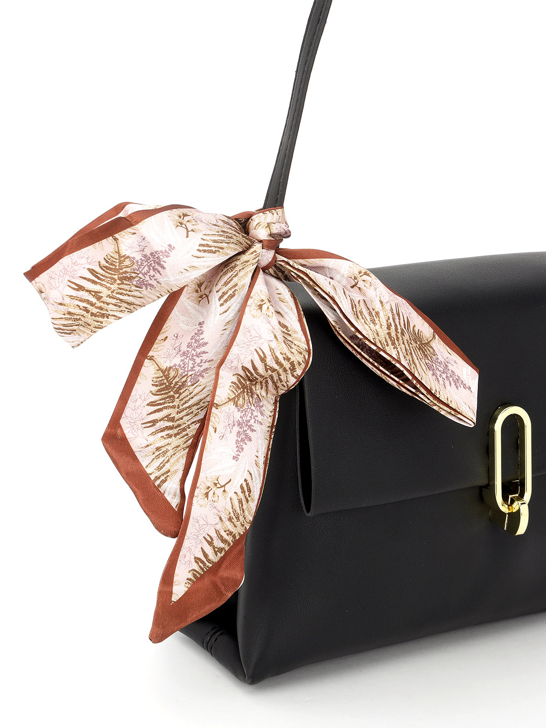 Leather Black Sling Bag