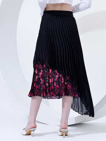 Arleth Pleated Layered Skirt