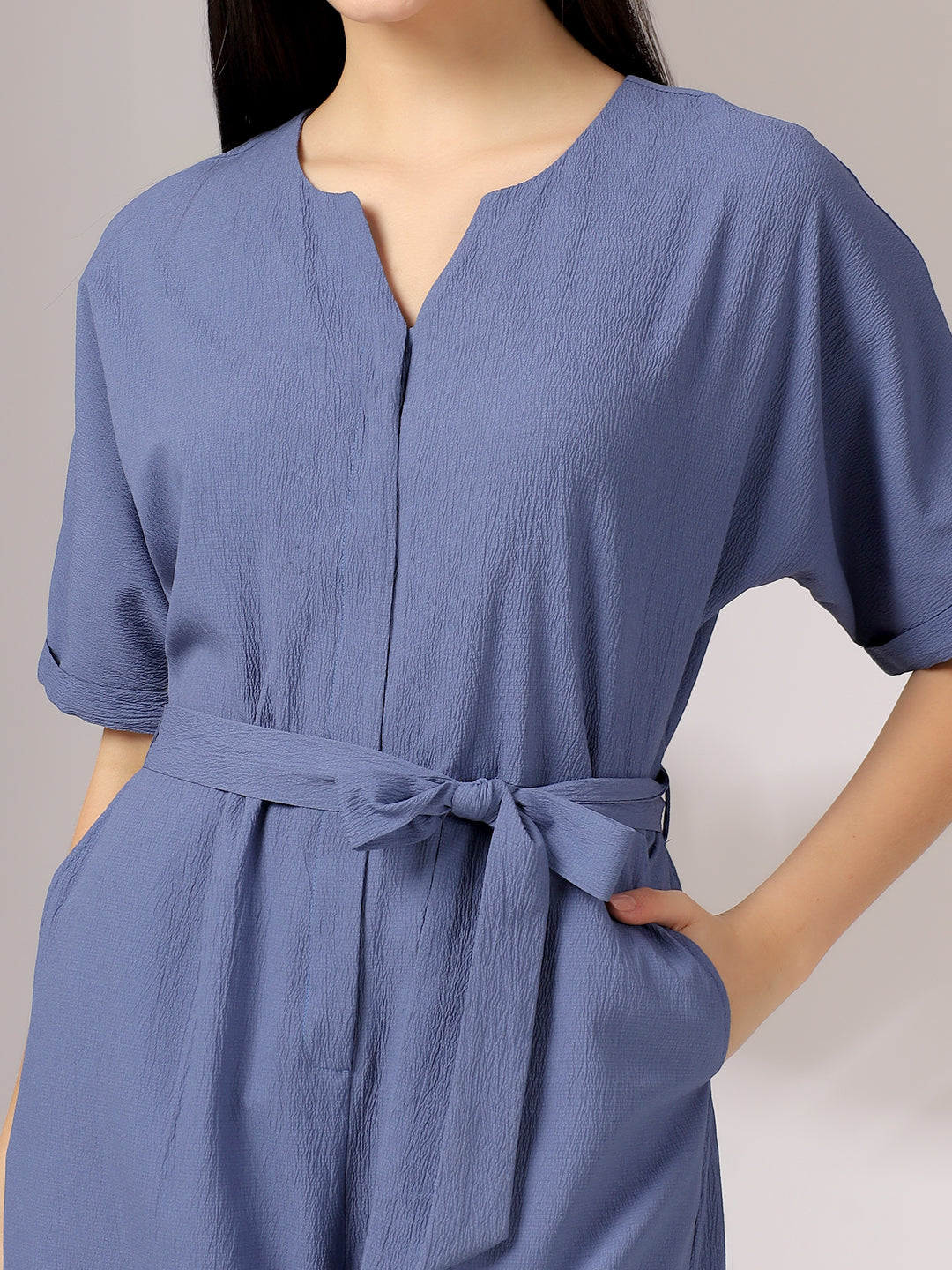 Classy Blue Jumpsuit
