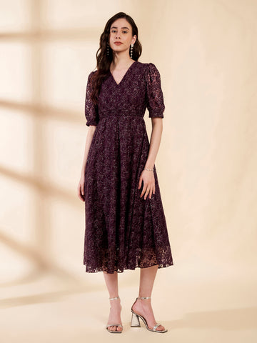 Fit & Flair Lace Dress