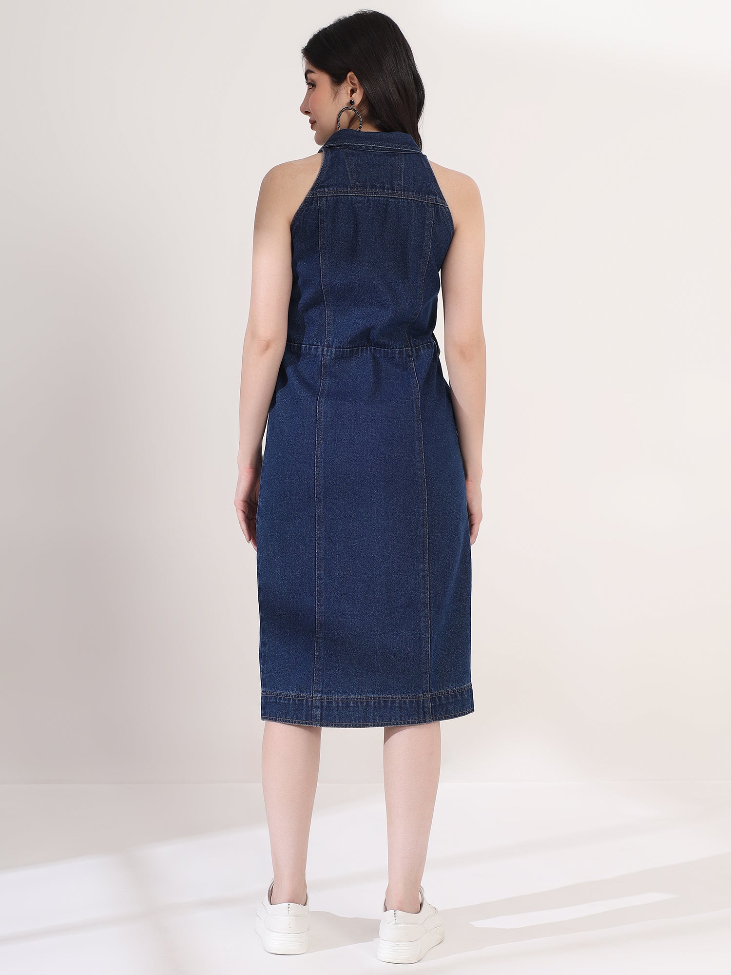 Classy Denim Shirt Dress