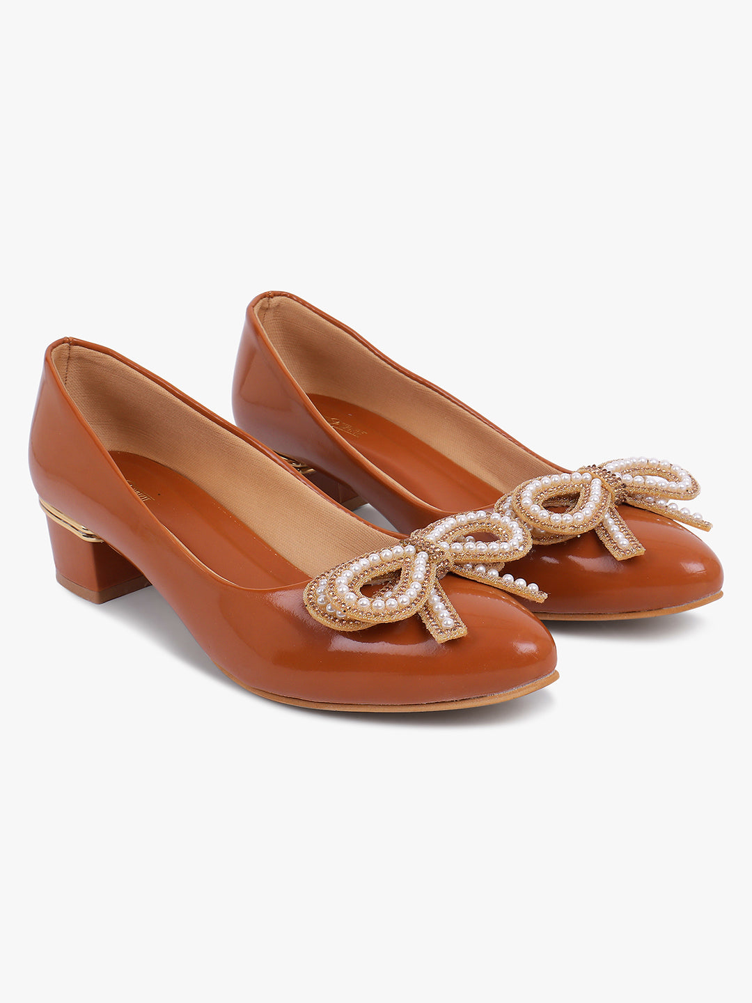 Fancy Tan Ballerina Sandals