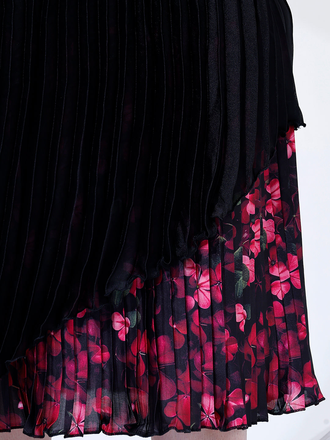 Fancy Layered Black Skirt