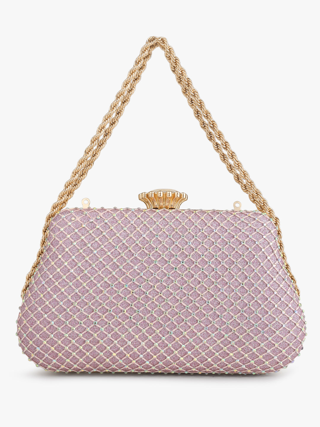 Fancy Lavender Evening Handbag