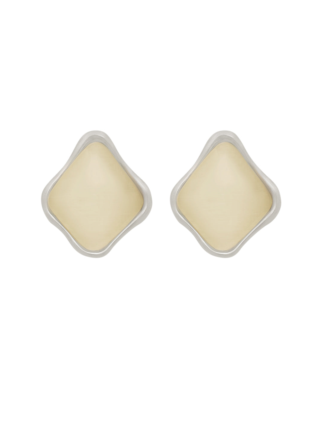 Stainless Steel Silver Studs Earrings
