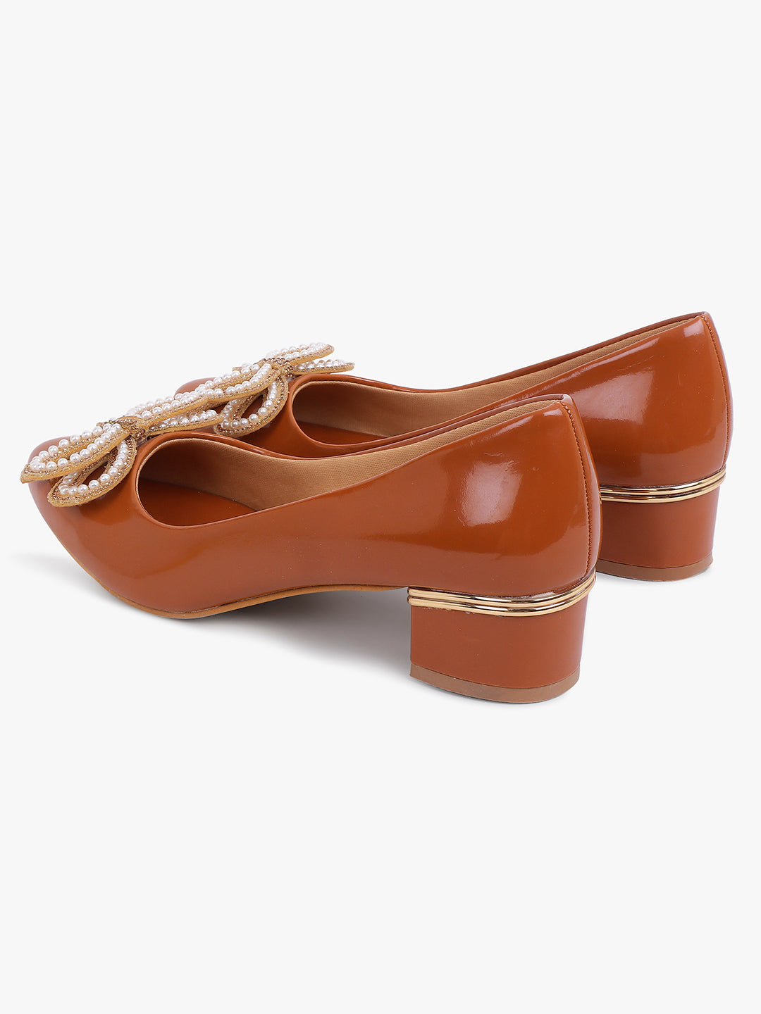 Fancy Tan Ballerina Sandals