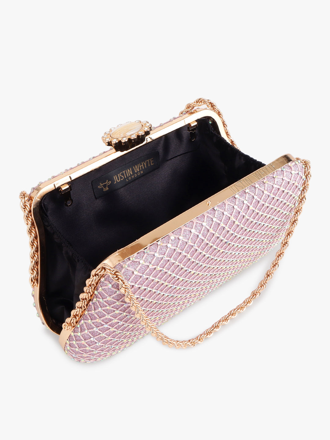 Fancy Lavender Evening Handbag