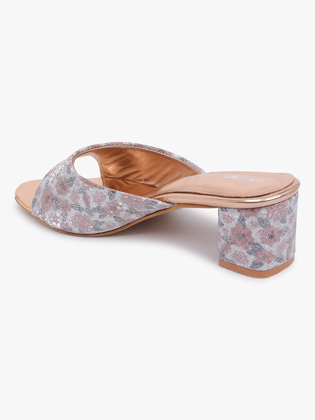 Stylish Gold Mule Sandals