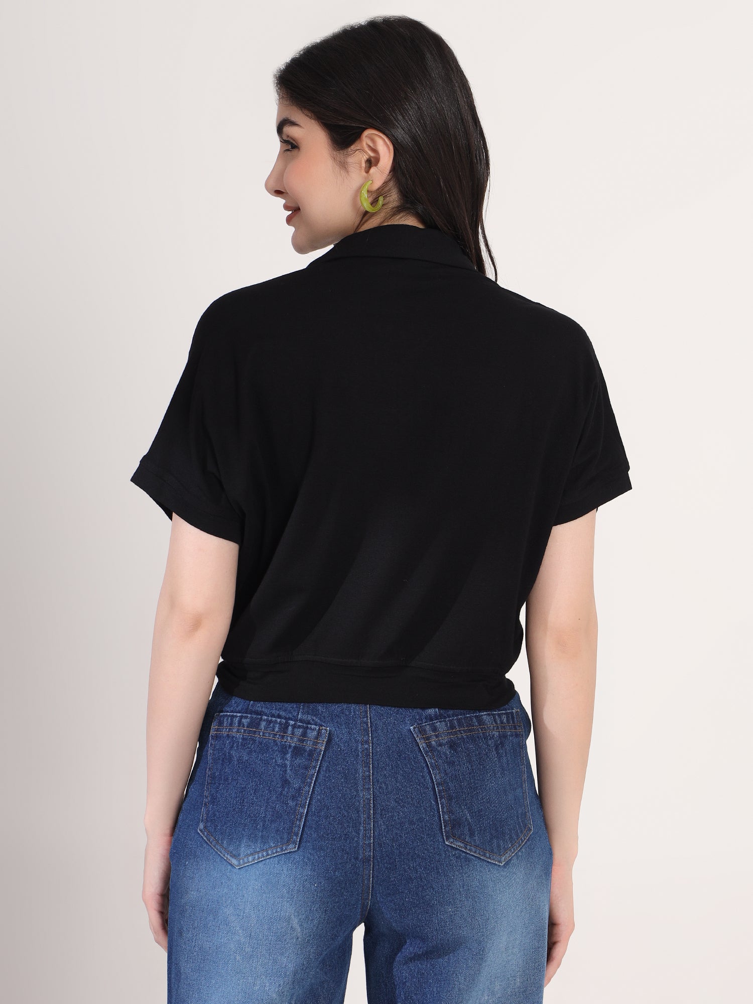 Embellished Black T-Shirt