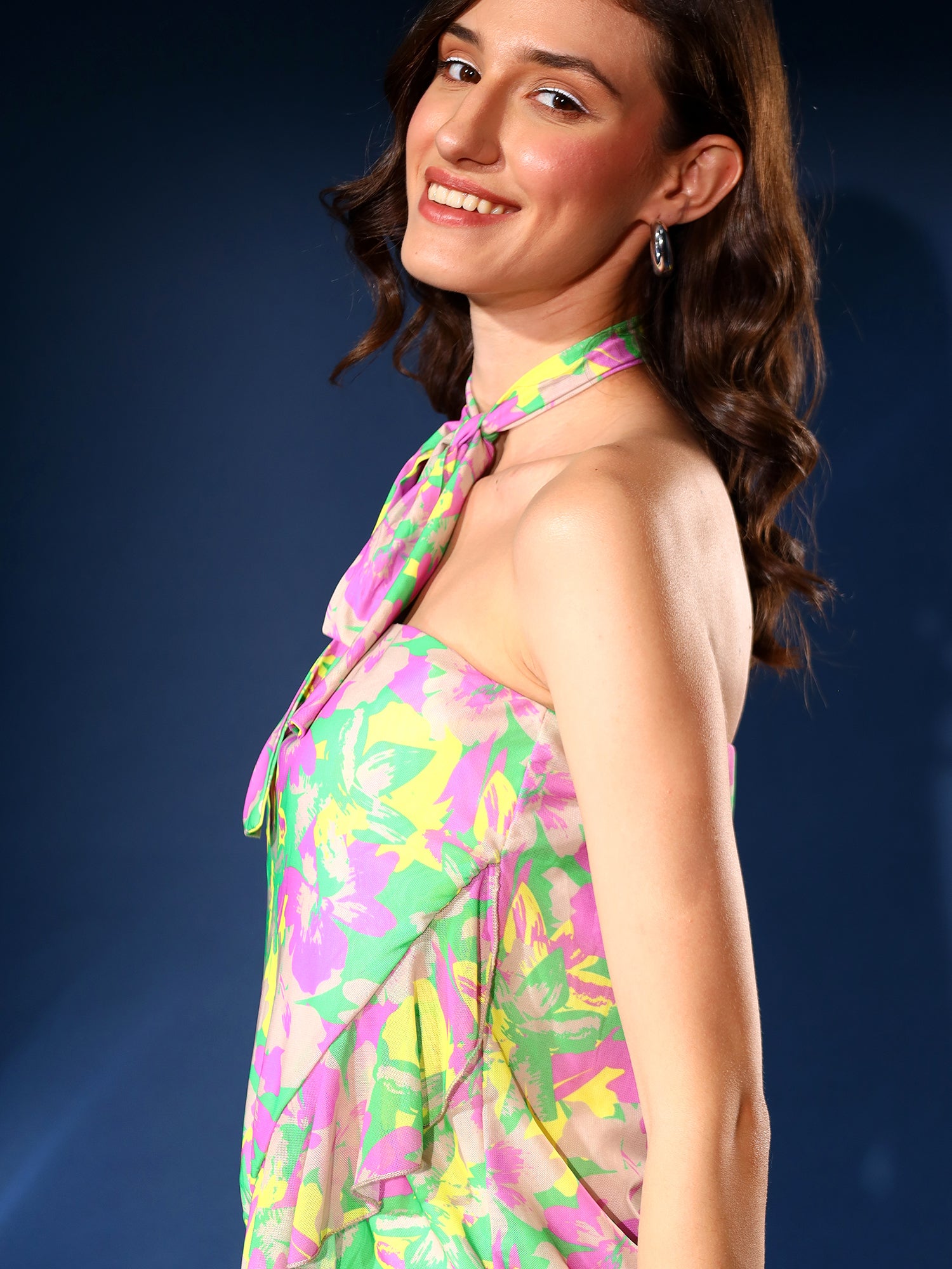 Printed Floral Layered Top