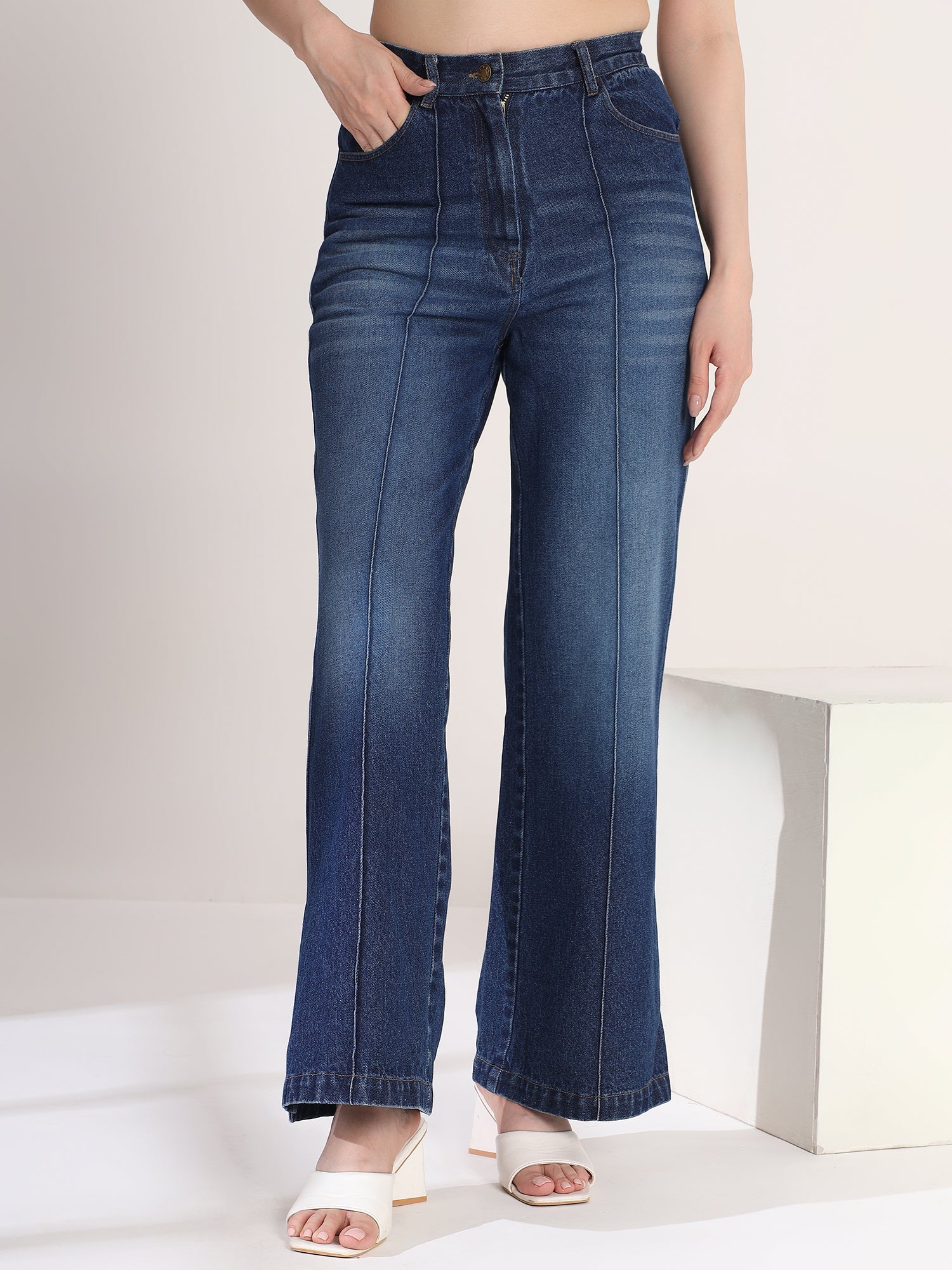 High Rise Flared Jeans