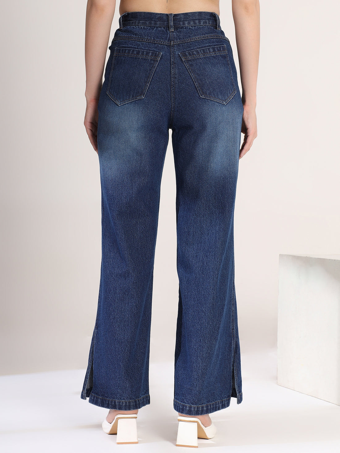 Classy High Waist Flared Jeans
