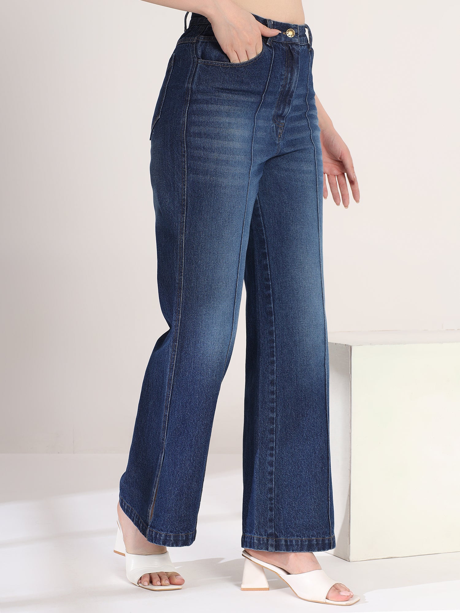 High Rise Flared Jeans