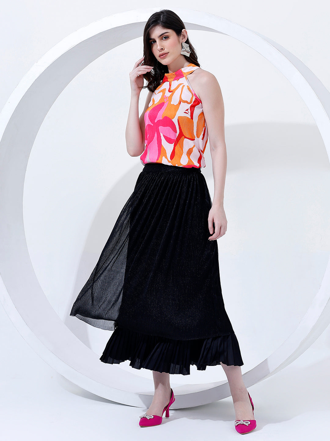 Floral Printed Blouse Top