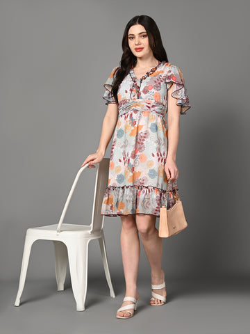 Harmony Frilled & Tiered Dress