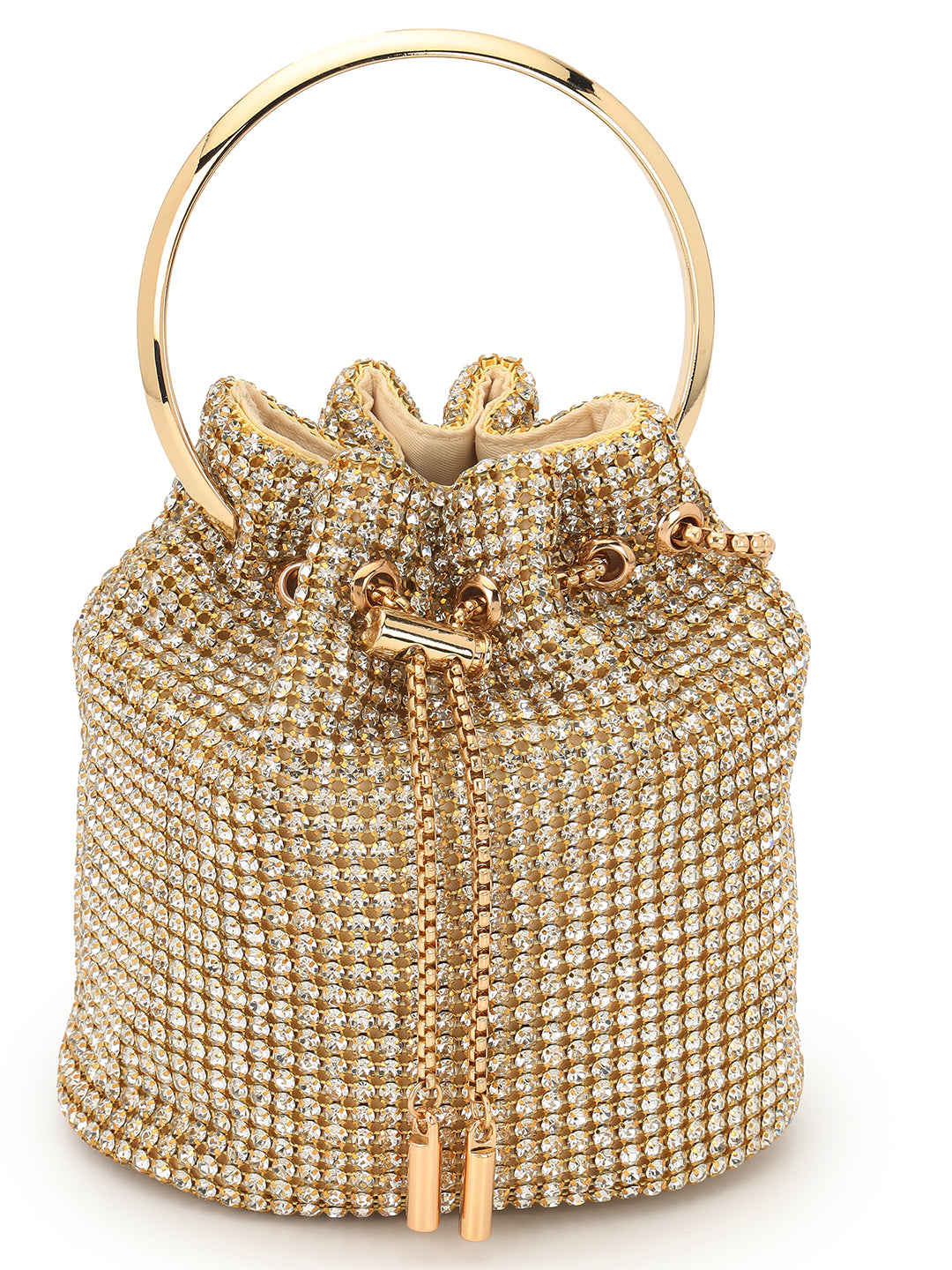 Embellished Golden Clutch