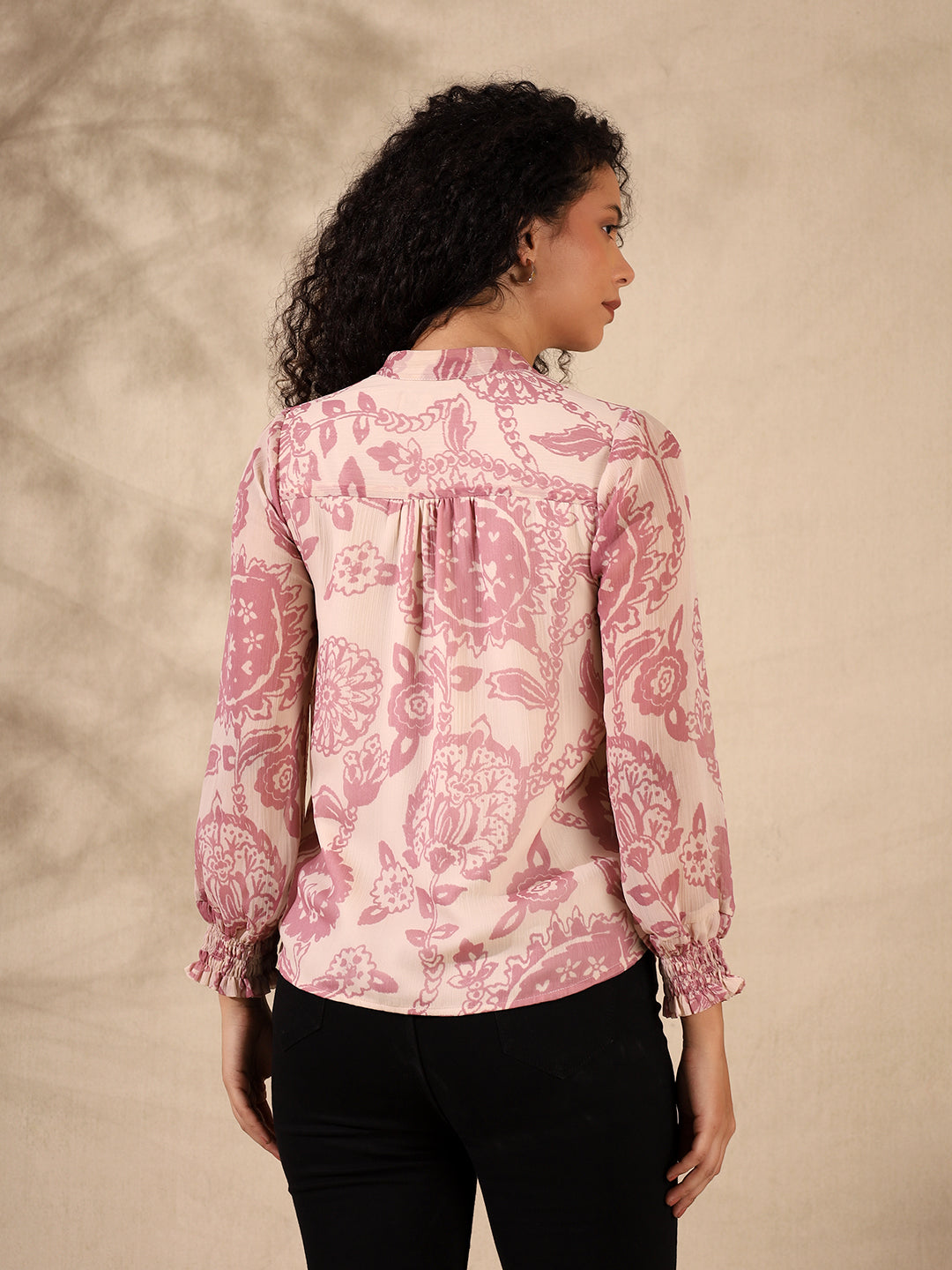 Chiffon Ruched Top