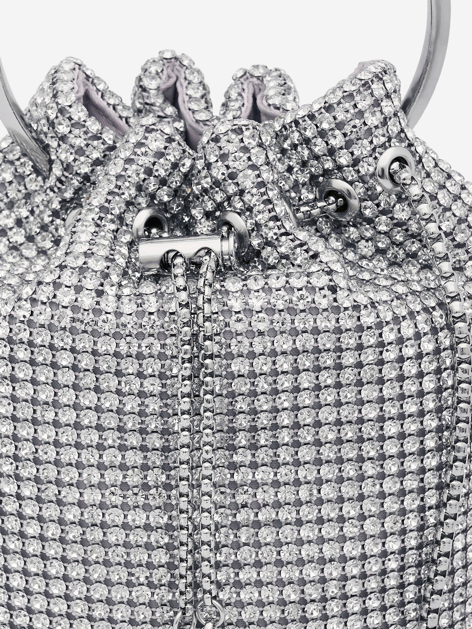 Metallic Silver Pouch handbag