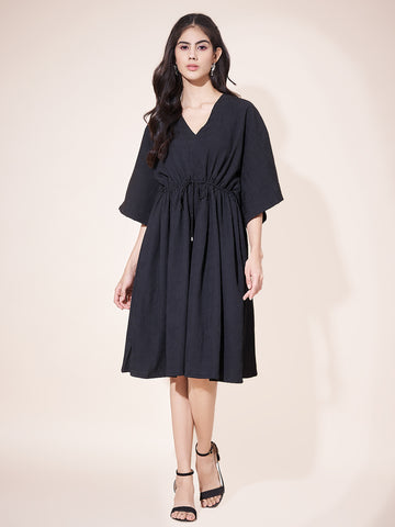 Bernita V-neck Flair Dress