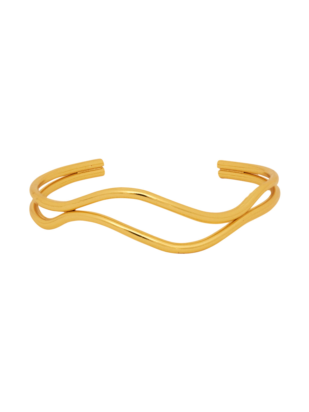 Women 14K Gold Plated Stainless Steel Designer Bracelet