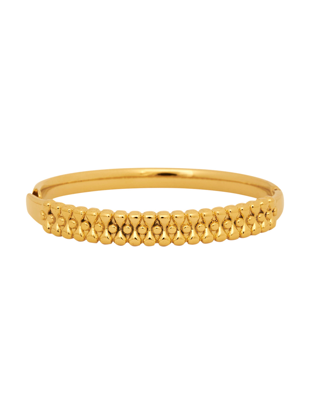Women Brass Gold-Plated Kada Bracelet