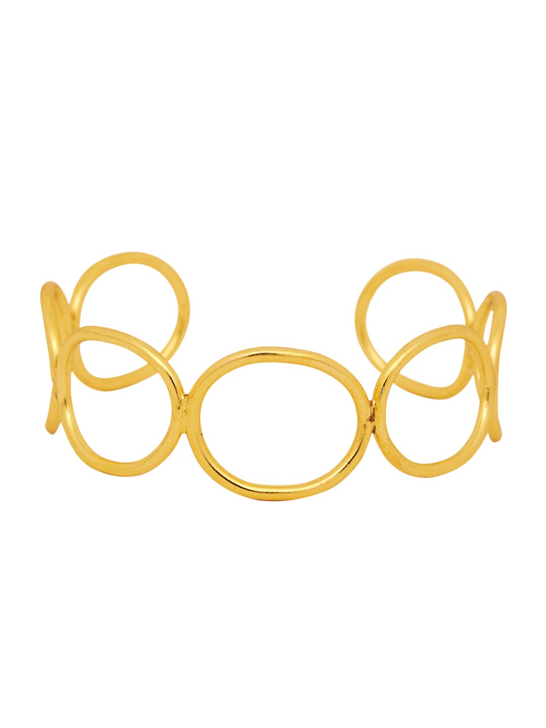 Women 18K Gold-Plated Cuff Bracelet