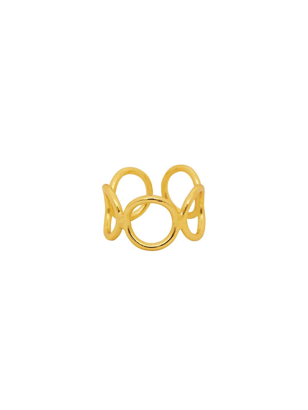 Women18K Gold Plated Brass Finger ring