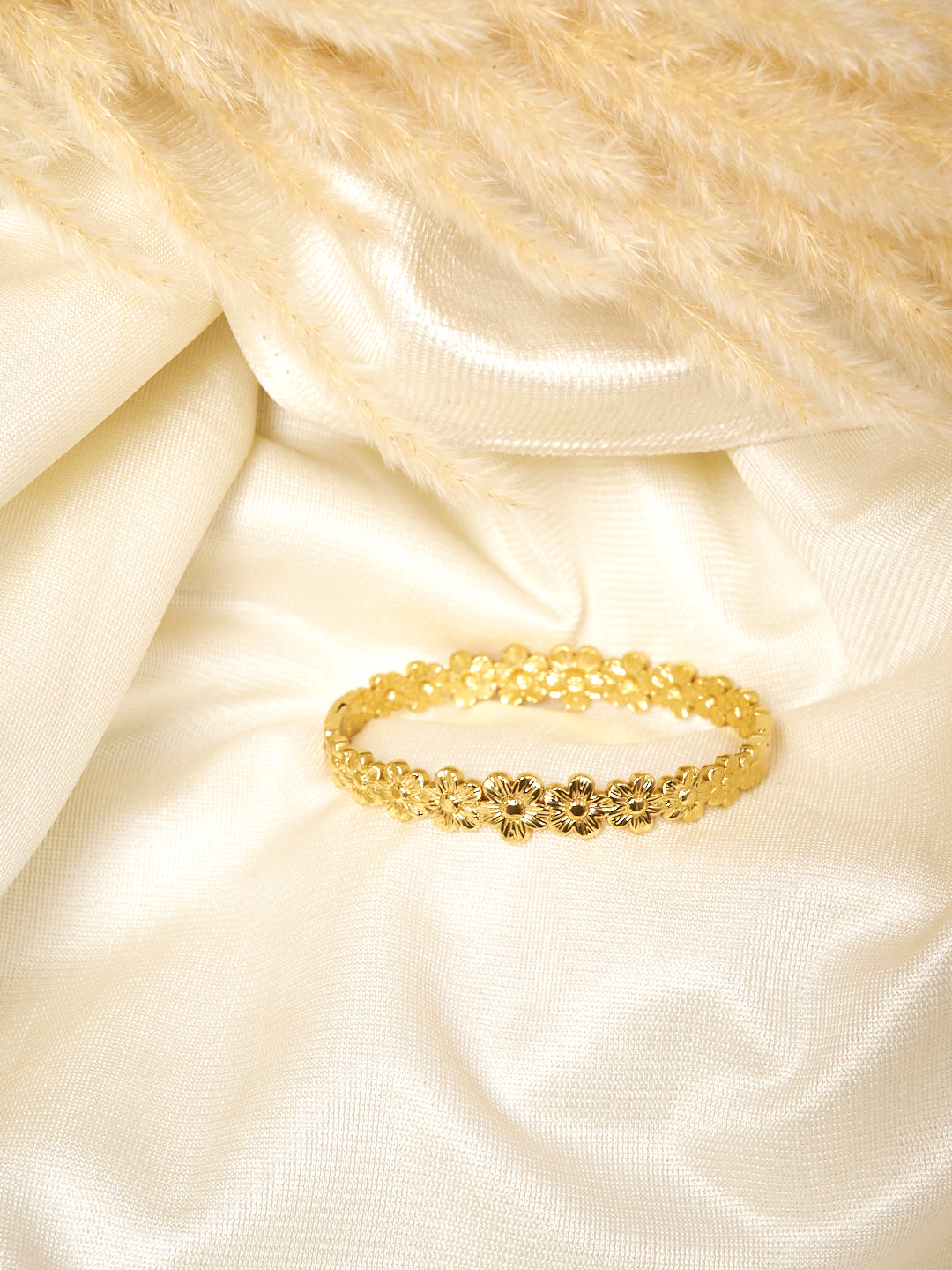 Women Gold-Plated Bangle-Style Bracelet