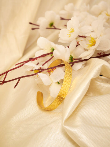 Women Gold-Plated Cuff Bracelet