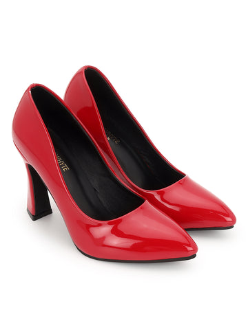 Fancy Red Pumps Sandals