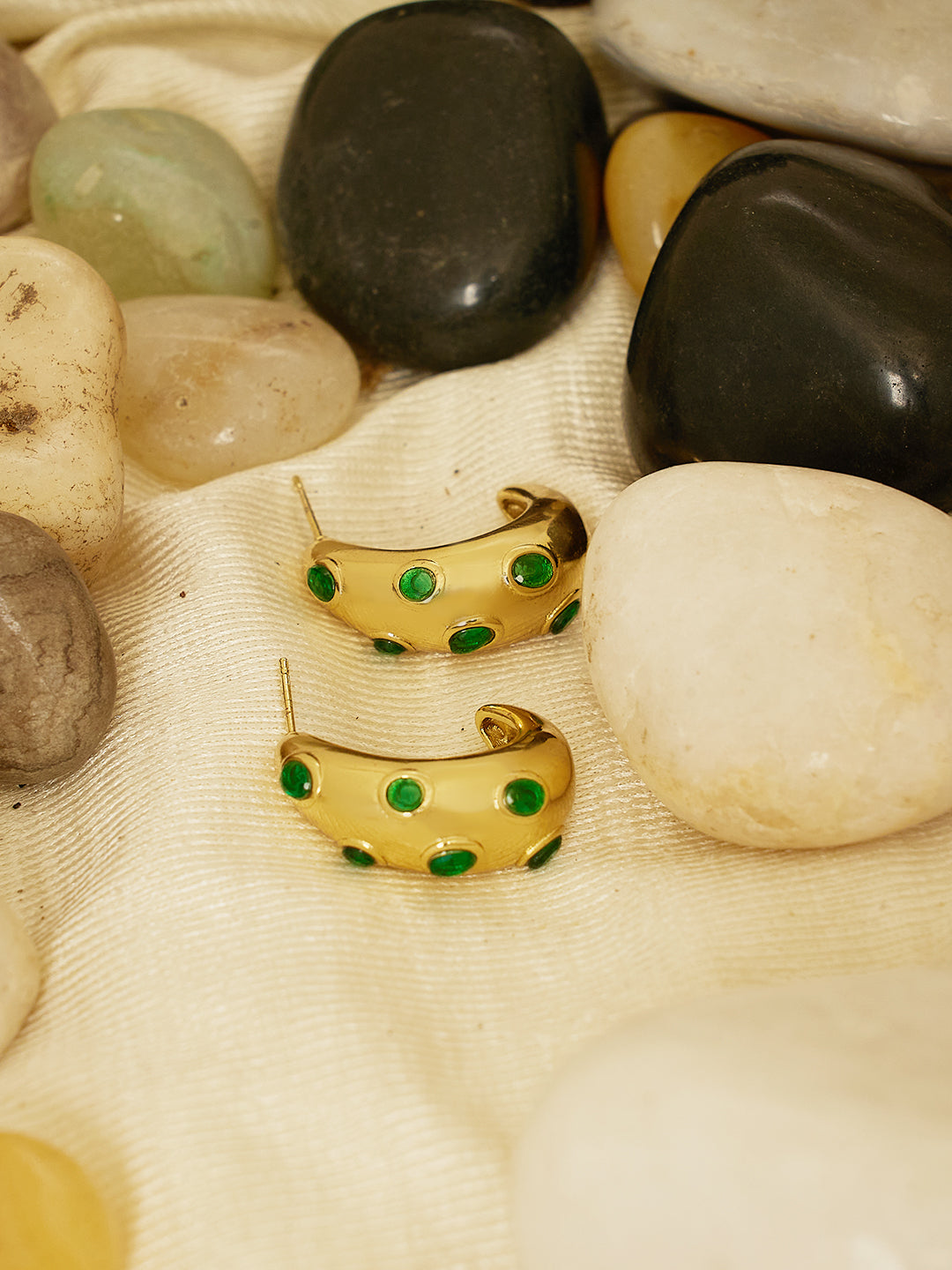 Oval Studs Earrings