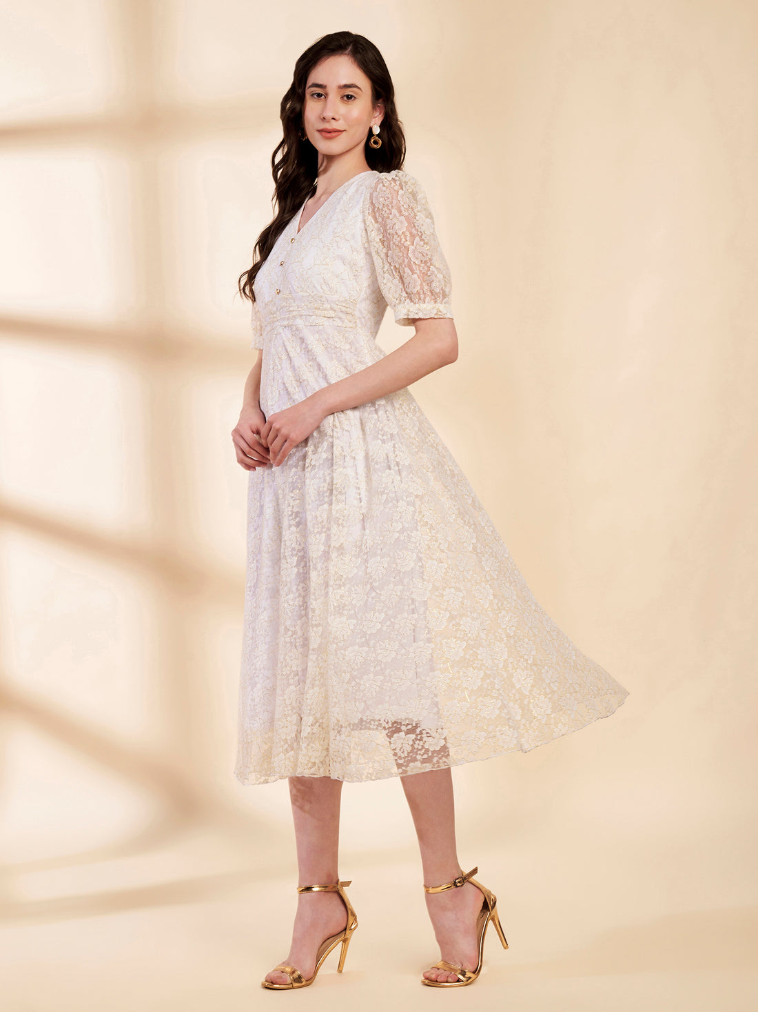 Fit & Flair Lace Dress