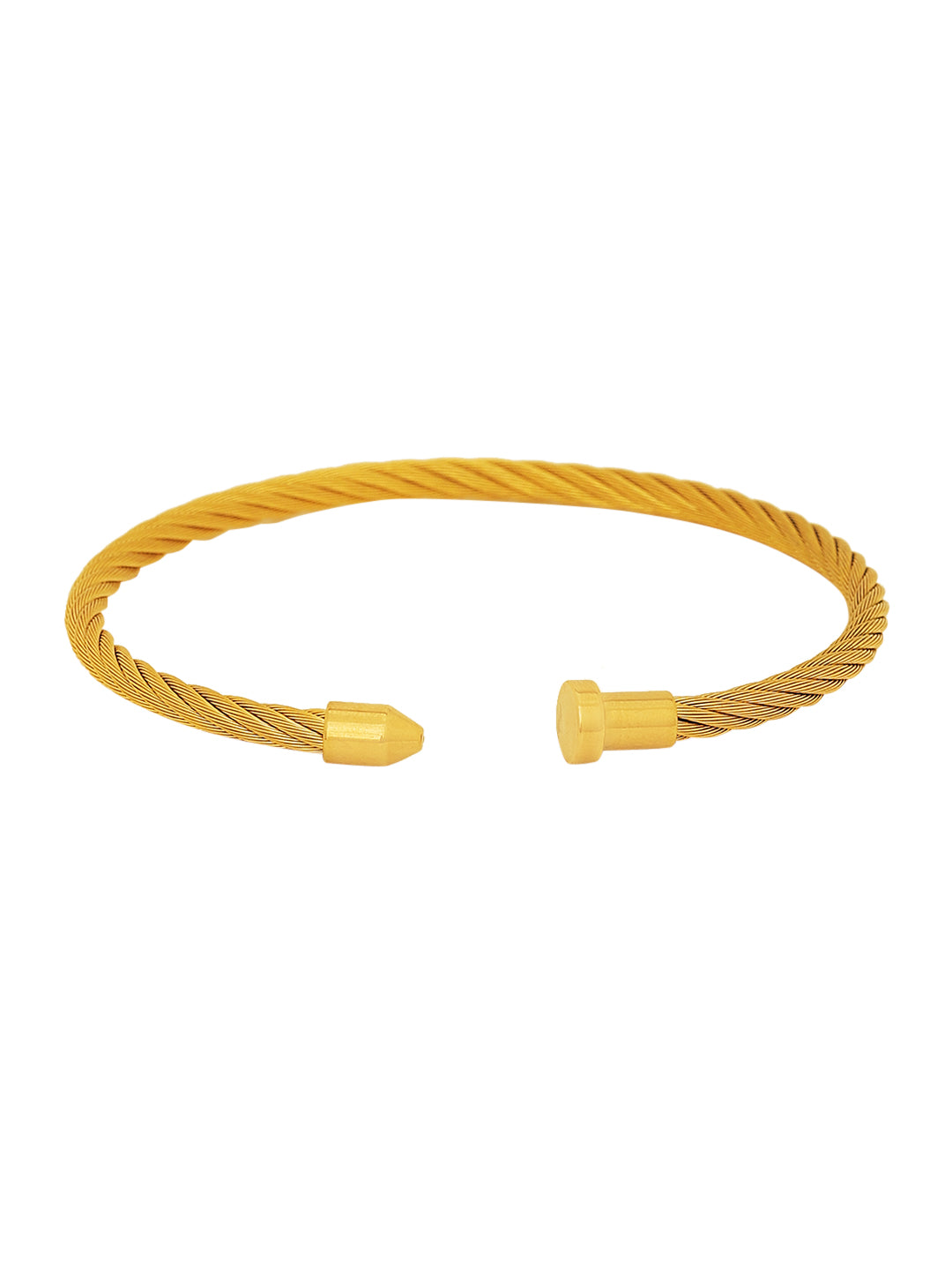 Slip-On Gold Plated Bracelet