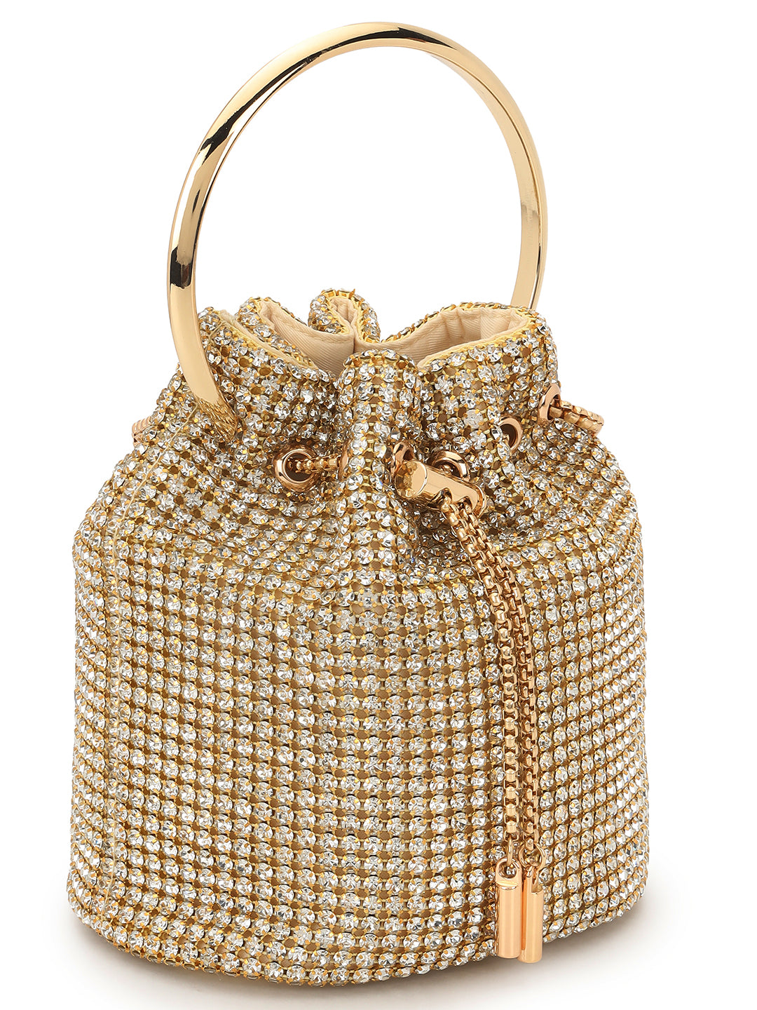 Embellished Golden Clutch