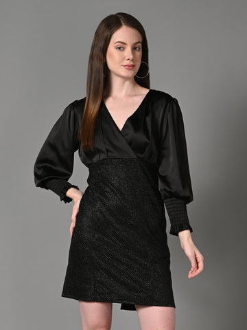 Embellished Black Dress