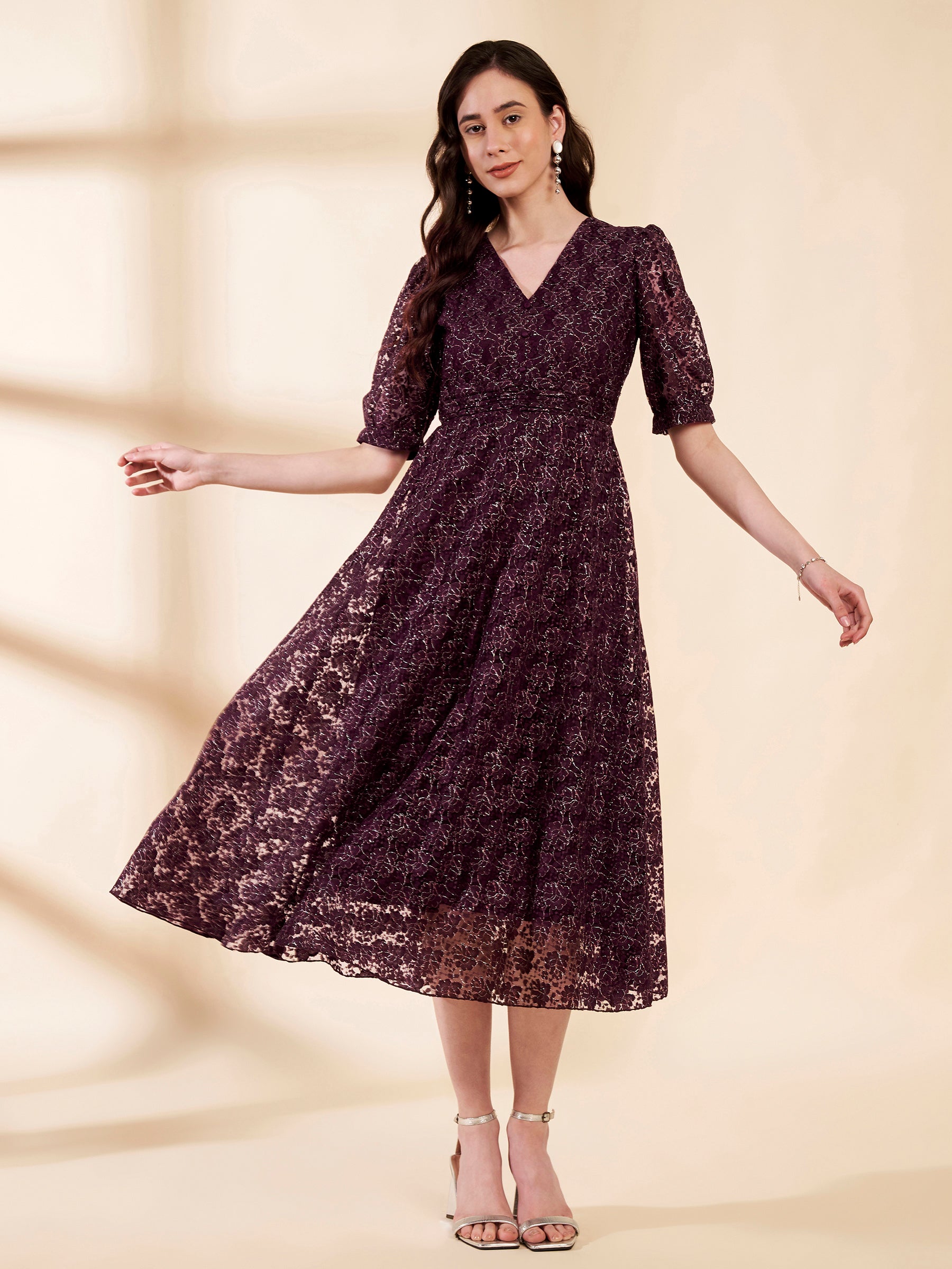 Fit & Flair Lace Dress