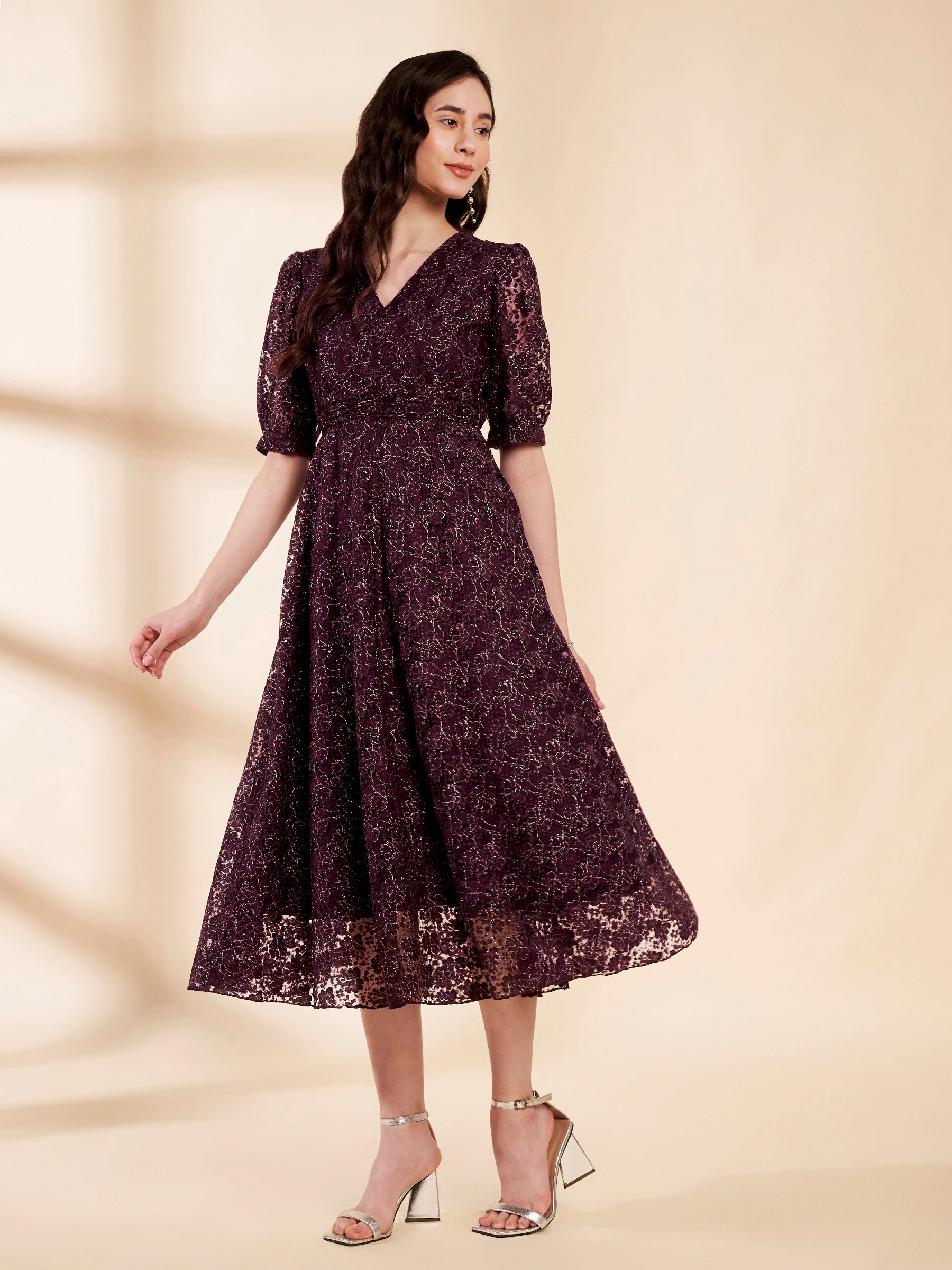 Fit & Flair Lace Dress