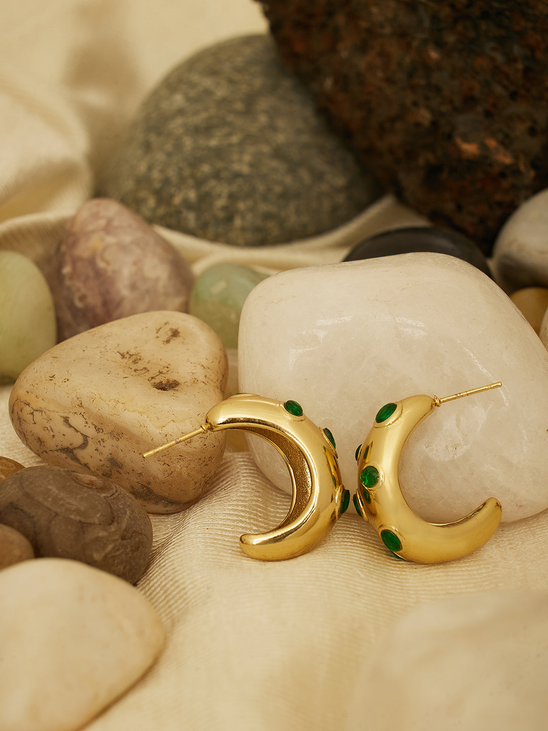 Oval Studs Earrings