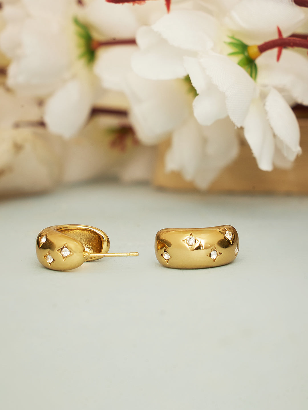 Women Stainless Steel Studs Earrings