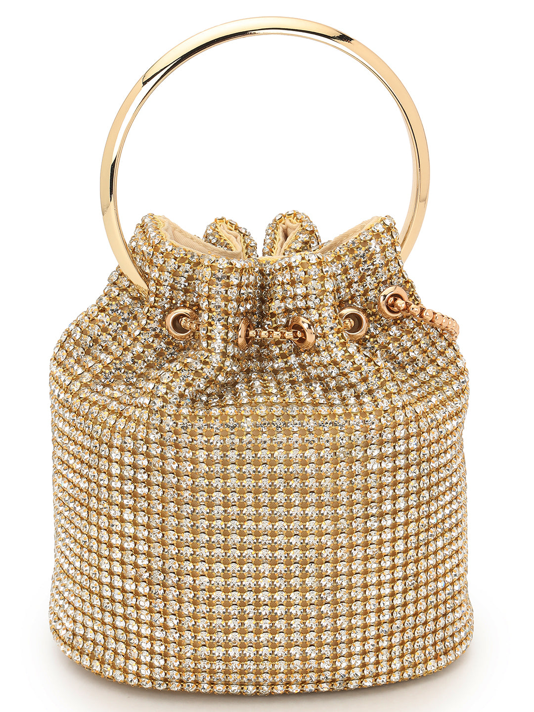 Embellished Golden Clutch