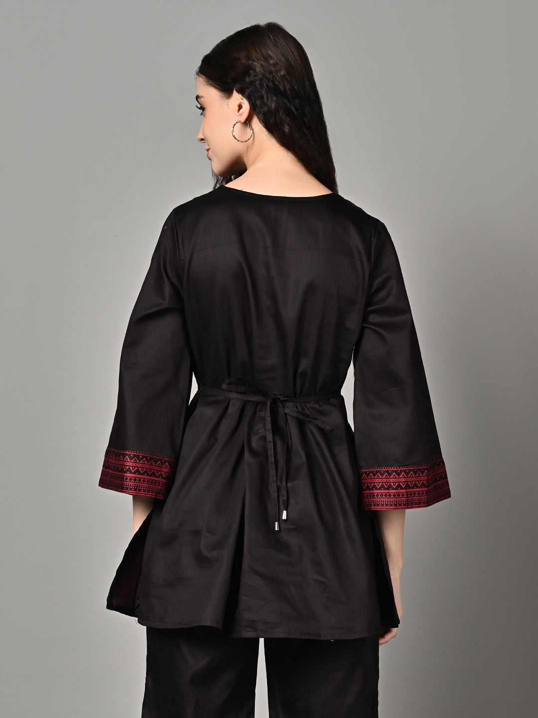 Classy Black Printed Co-Ord Set