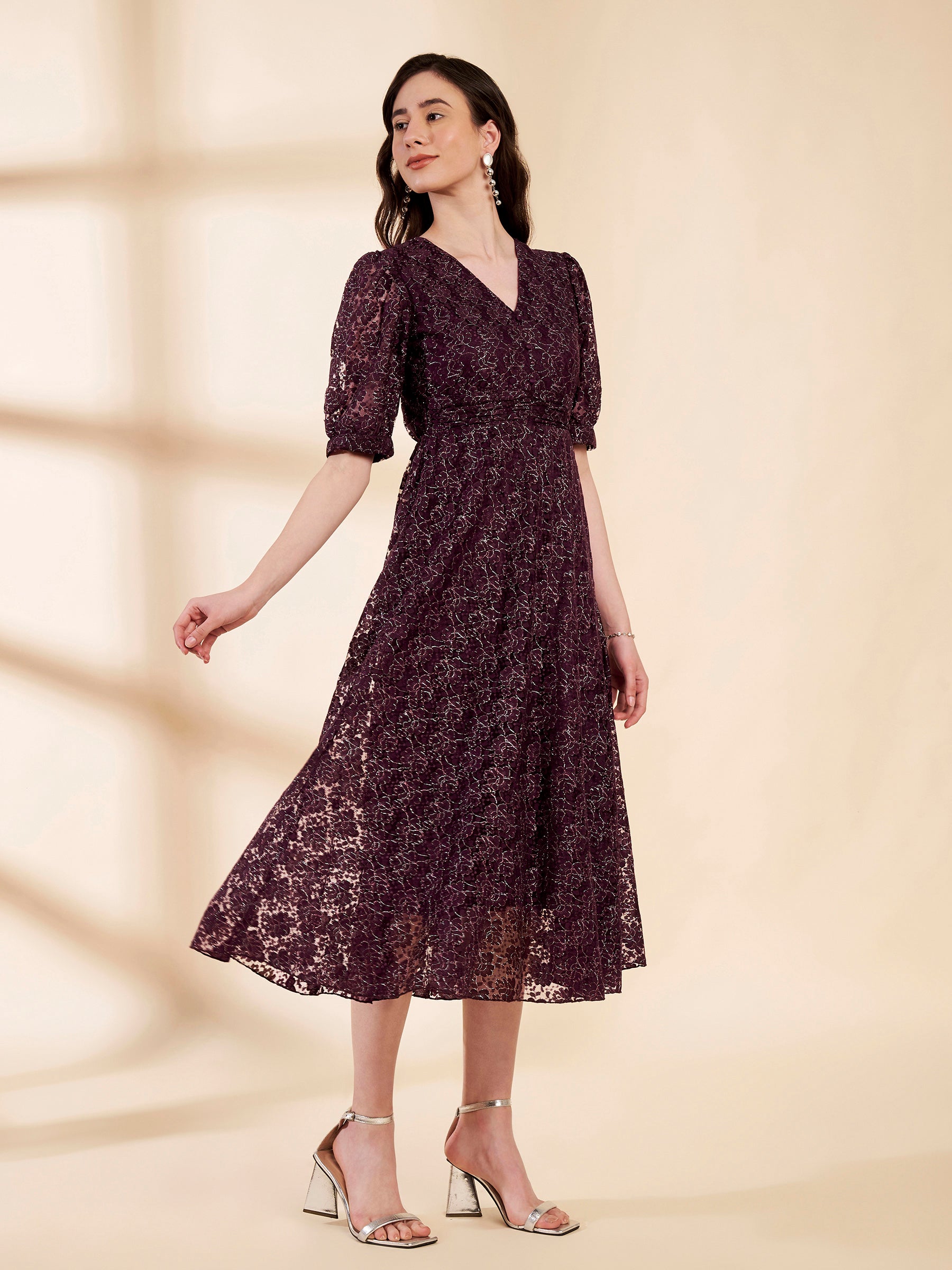 Fit & Flair Lace Dress