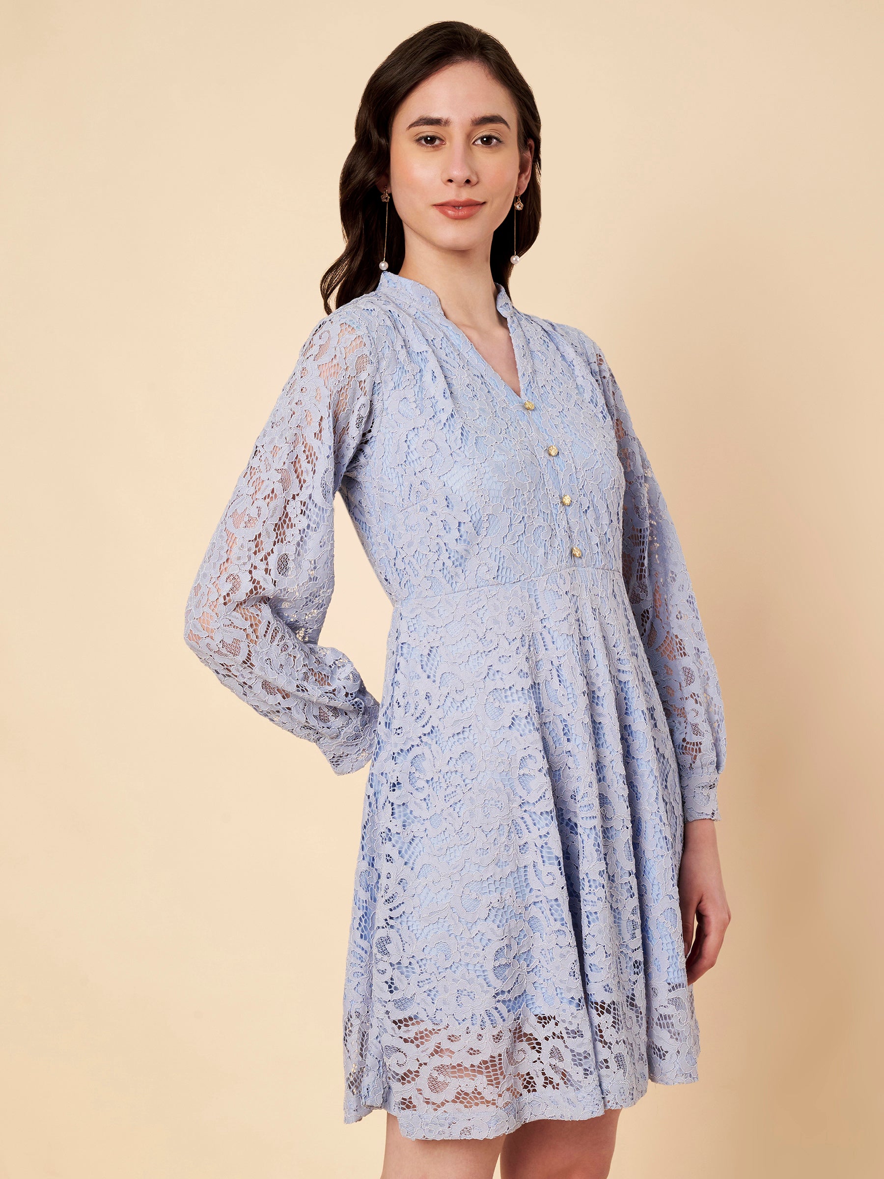 Fit & Flair Lace Dress