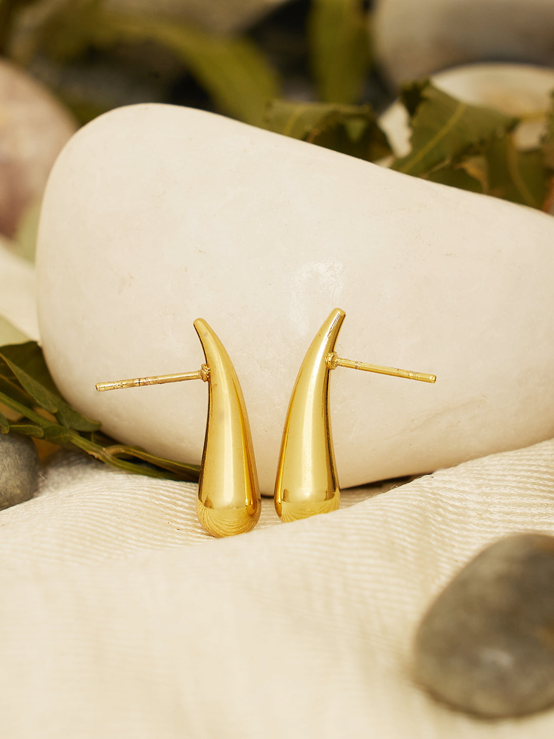 18K Gold Plated Tear drop Earrings