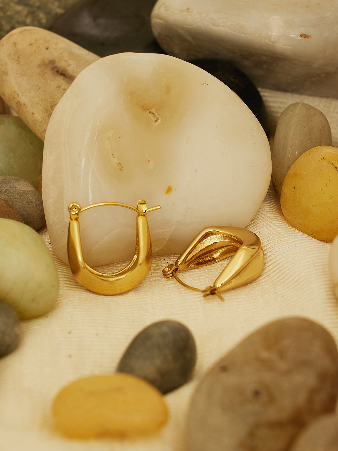 Gold Plated Hoop Earrings