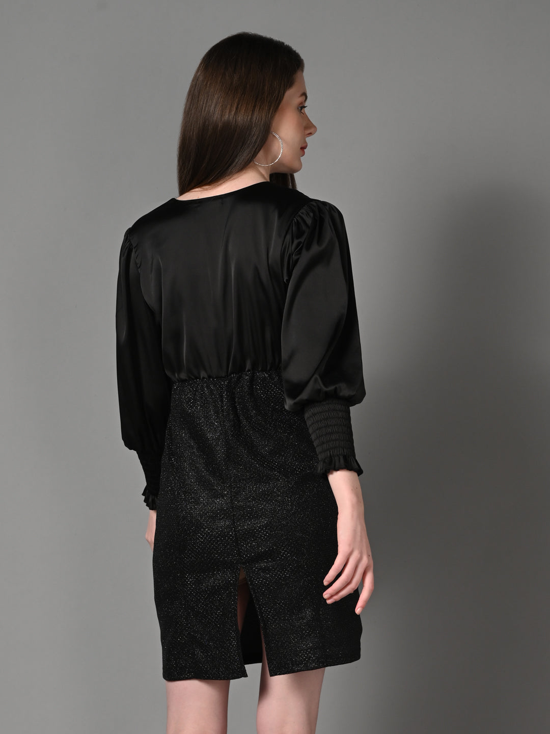 Embellished Black Dress