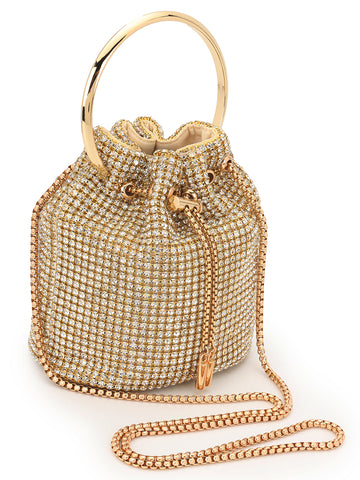 Embellished Golden Clutch