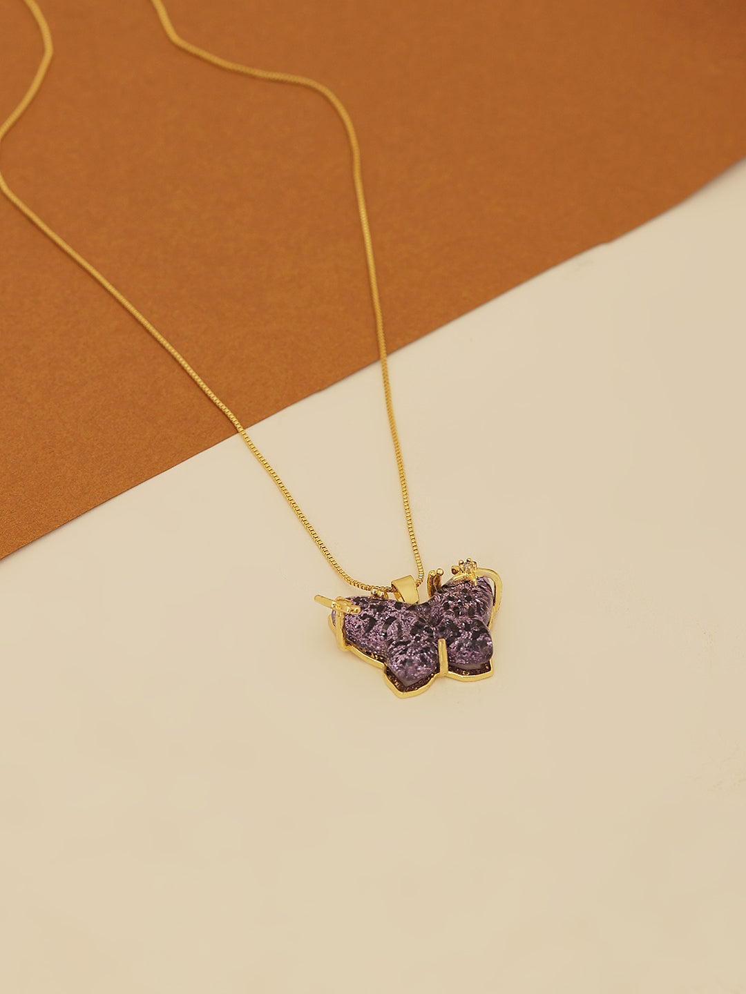 Gold-Plated Butterfly Chain