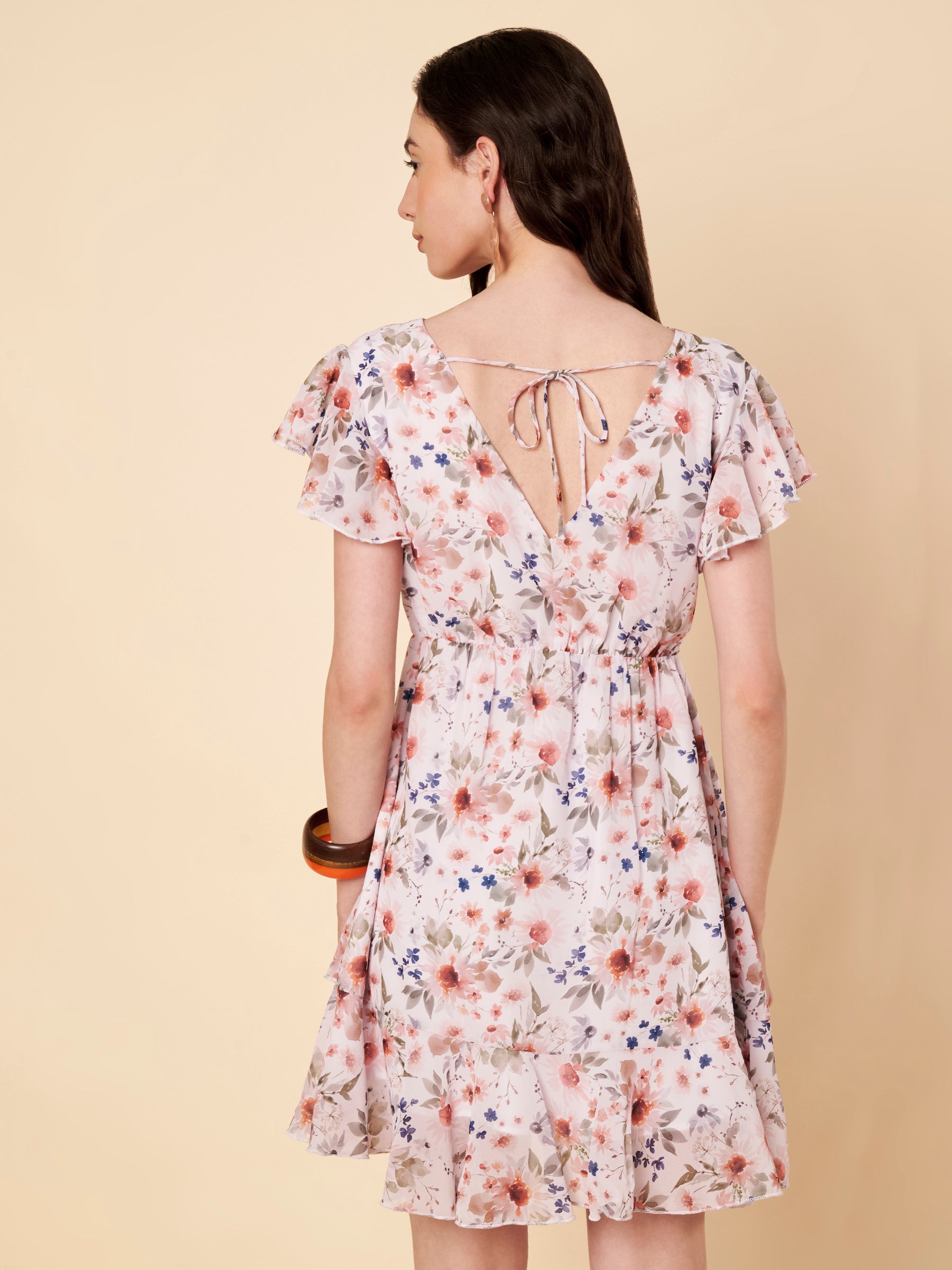 Fit & Flair Printed Dress